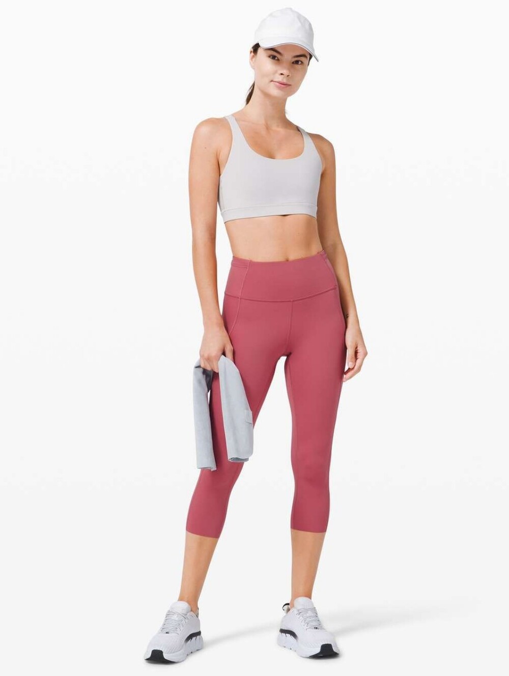 Lululemon Size 6 Fast and Free Crop II 19" *Non-Reflective Cool